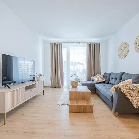 Apartament Glow Apartments, Letnica - Bursztynowa Zatoka&przystan Letnica