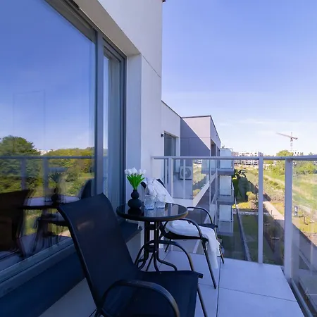 Apartament Glow Apartments, Letnica - Bursztynowa Zatoka&przystan Letnica